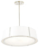 FUL-907-PN Fulton 6 Light Chandelier | Alternate Image