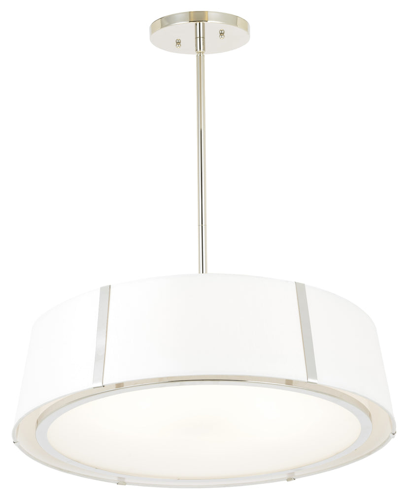 FUL-907-PN Fulton 6 Light Chandelier | Alternate Image