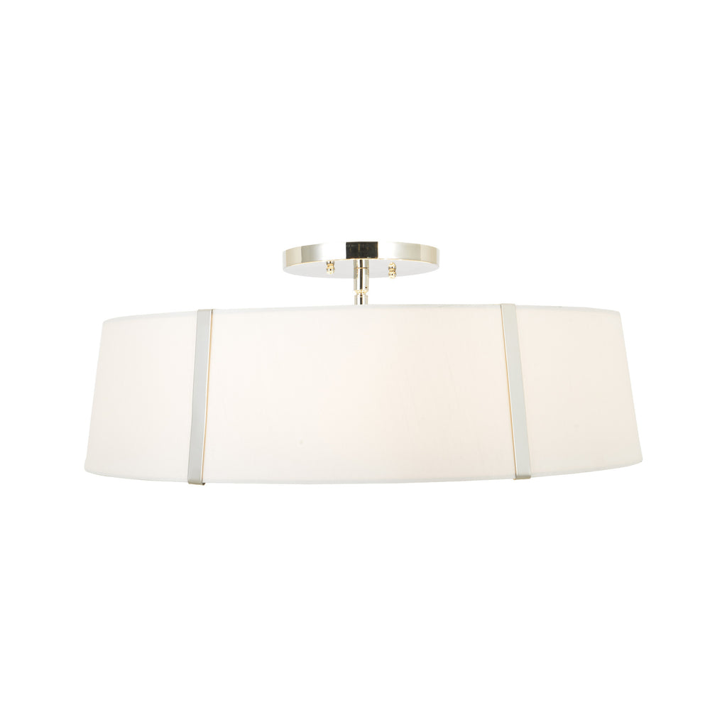 Crystorama Fulton 24'' Semi Flush Mount in Polished Nickel - Additional View