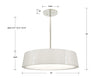 FUL-907-PN Fulton 6 Light Chandelier | Dimensions Image