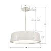 FUL-907-PN Fulton 24'' Pendant | Dimensions Image