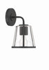 FUL-911-BK-CL Fulton 6.25'' Sconce | Main Image