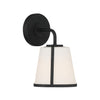 FUL-911-BK Fulton 1 Light Sconce | Main Image