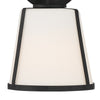 Crystorama Fulton 6.25'' Sconce in Black - Additional View