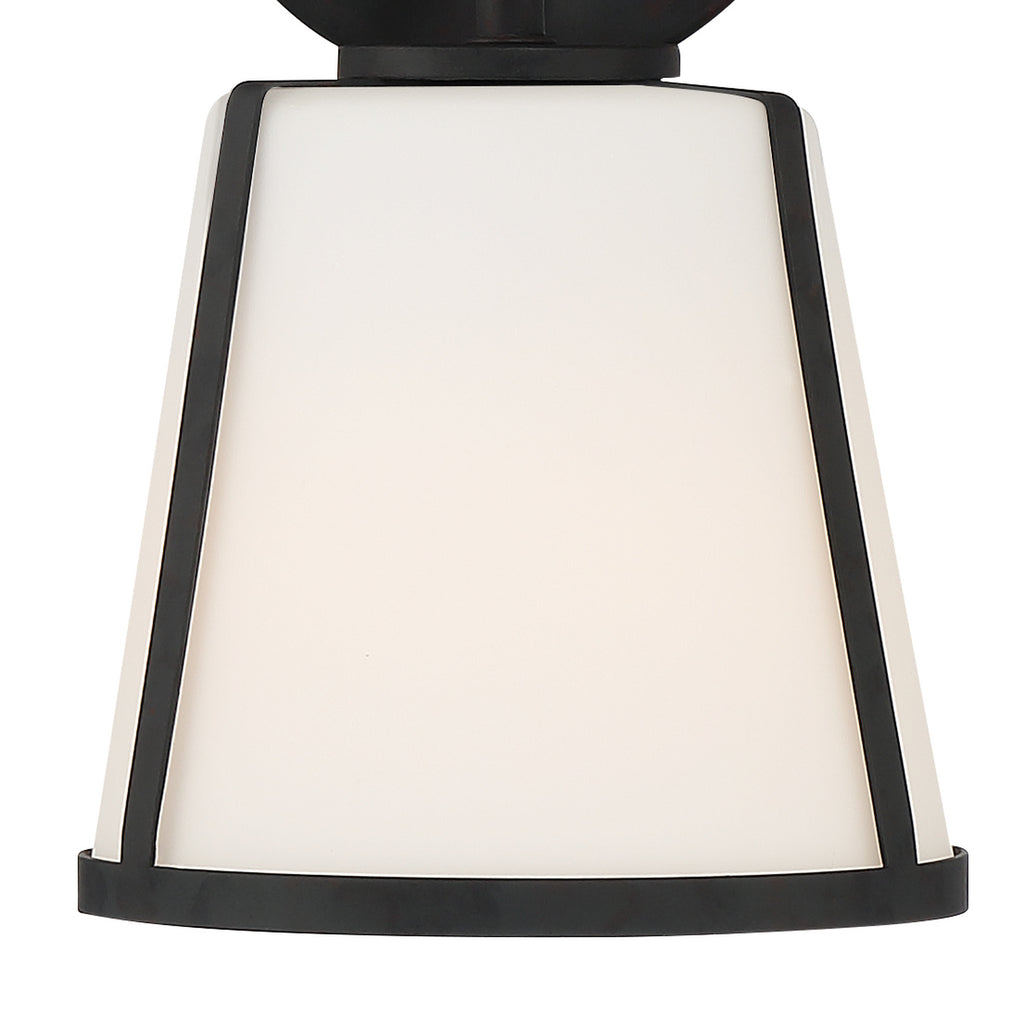 Crystorama Fulton 6.25'' Sconce in Black - Additional View