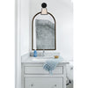 Crystorama Fulton 6.25'' Sconce in Black - Lifestyle View