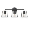 Crystorama Fulton 23.25'' Bathroom Vanity in Black - Front View