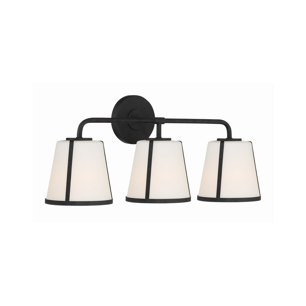 Crystorama Fulton 23.25'' Bathroom Vanity in Black - Additional View