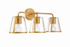 FUL-913-GA-CL Fulton 3 Light Bathroom Vanity | Alternate Image