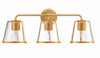 FUL-913-GA-CL Fulton 3 Light Bathroom Vanity | Alternate Image