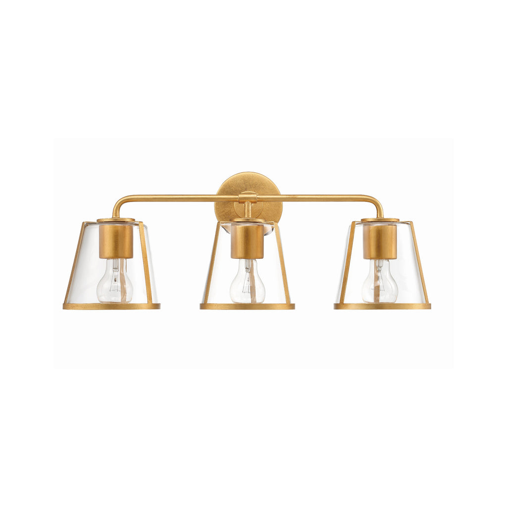 Crystorama Fulton 23.25'' Bathroom Vanity in Antique Gold - Additional View