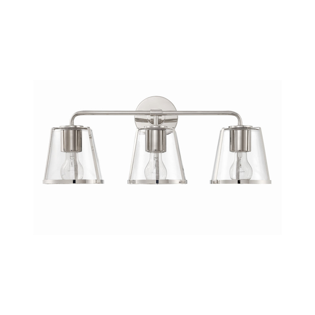 Crystorama Fulton 23.25'' Bathroom Vanity in Polished Nickel - Additional View