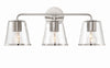 FUL-913-PN-CL Fulton 3 Light Bathroom Vanity | Main Image