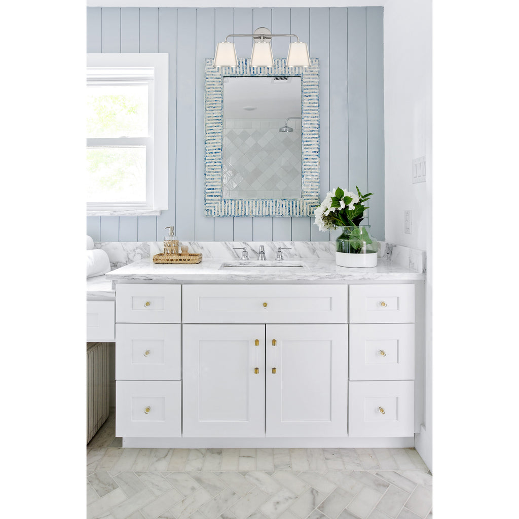 Crystorama Fulton 23.25'' Bathroom Vanity in Polished Nickel - Lifestyle View