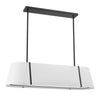 Crystorama Fulton 41.75'' Linear Oval Chandelier in Black - Additional View