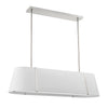 Crystorama Fulton 41.75'' Linear Oval Chandelier in Polished Nickel - Additional View