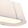Crystorama Fulton 41.75'' Linear Oval Chandelier in Polished Nickel - Additional View