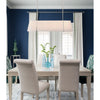 Crystorama Fulton 41.75'' Linear Oval Chandelier in Polished Nickel - Lifestyle View