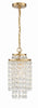 GAB-B7301-GA Gabrielle 7'' Chandelier | Main Image