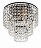 Crystorama Gabrielle 14" Flush Mount in Matte Black - Additional View