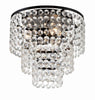 Crystorama Gabrielle 14" Flush Mount in Matte Black - Additional View