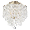 Crystorama Gabrielle 22'' Chandelier in Antique Gold - Additional View