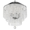 Crystorama Gabrielle 22'' Chandelier in Matte Black - Additional View