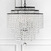 Crystorama Gabrielle 22'' Chandelier in Matte Black - Lifestyle View