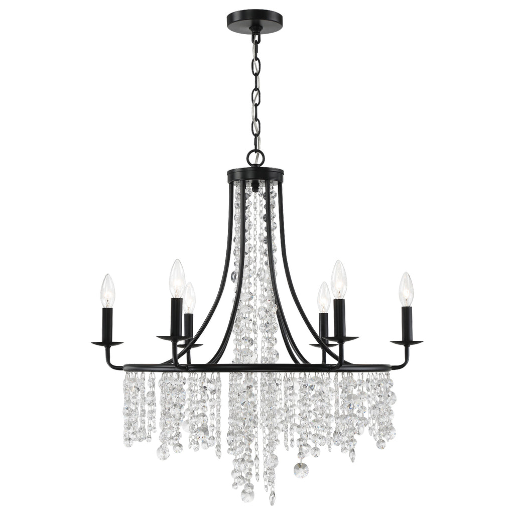 GAB-B7306-MK Gabrielle 6 Light Chandelier | Main Image