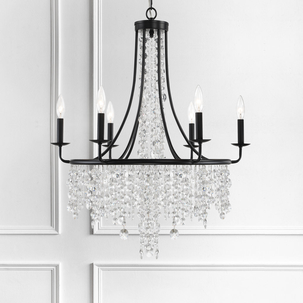 GAB-B7306-MK Gabrielle 6 Light Chandelier | Lifestyle Image