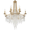 Crystorama Gabrielle 30'' Chandelier in Antique Gold - Additional View