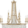 Crystorama Gabrielle 30'' Chandelier in Antique Gold - Additional View
