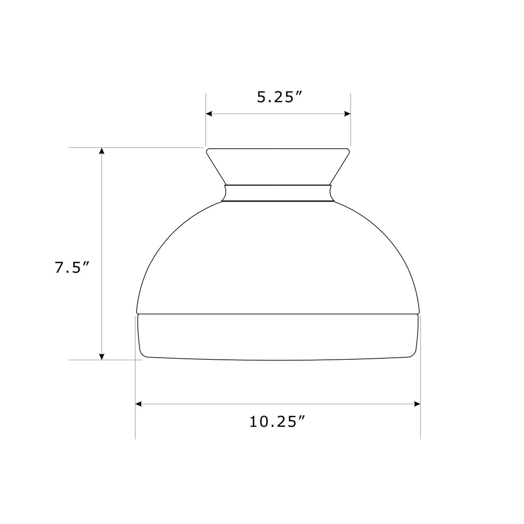 Crystorama Gidget 10.25'' Flush Mount - Product Dimensions