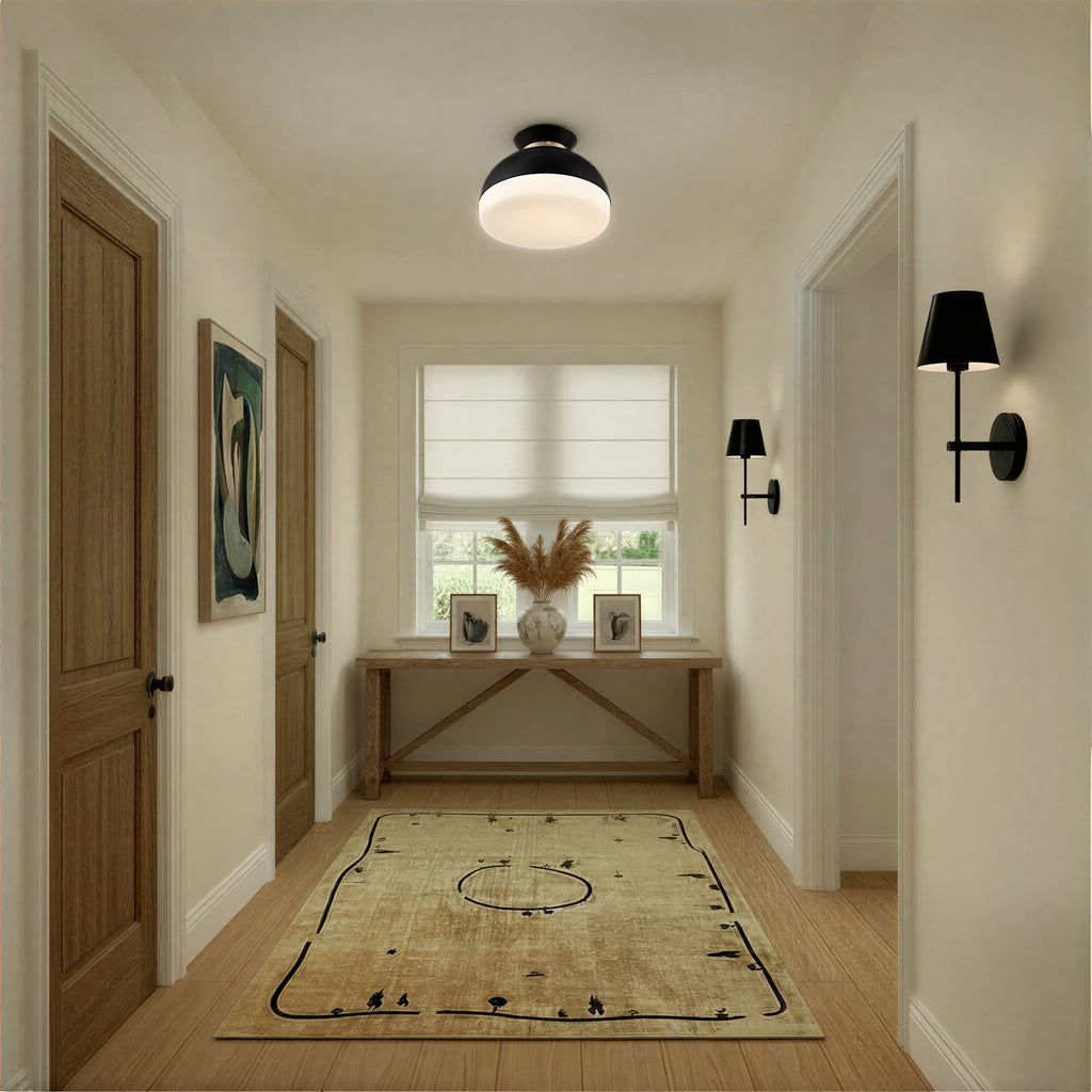 GID-4003-MK-VG Gidget 15'' Flush Mount | Lifestyle Image