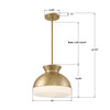 GID-4015-VG Gidget 15'' Pendant | Dimensions Image