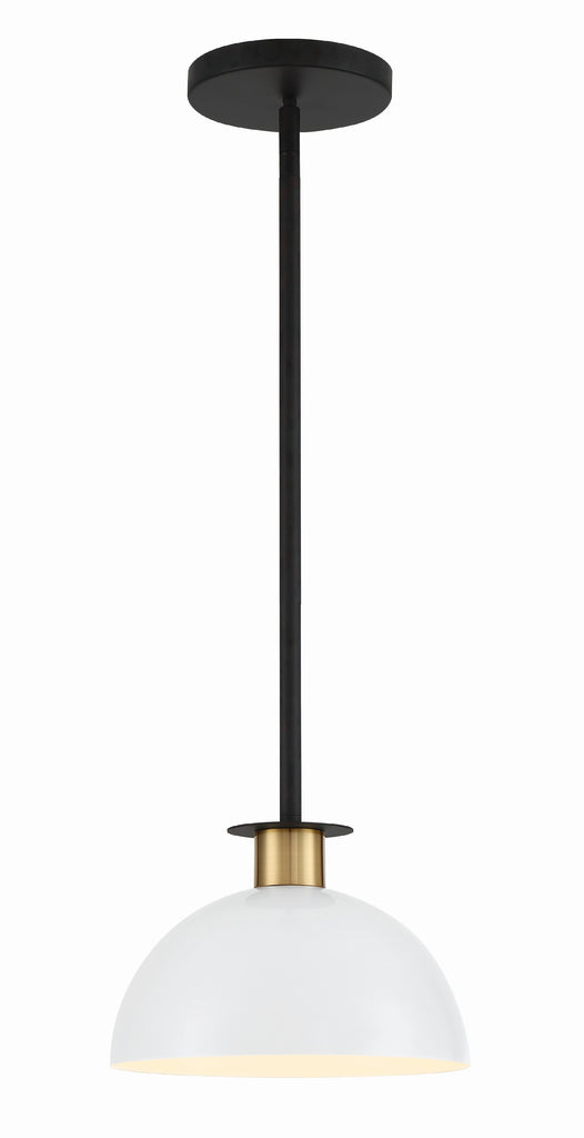 GIG-813-BK-AG Gigi 1 Light Mini Pendant | Main Image