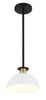 GIG-813-BK-AG Gigi 1 Light Mini Pendant | Alternate Image