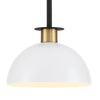 GIG-813-BK-AG Gigi 1 Light Mini Pendant | Alternate Image