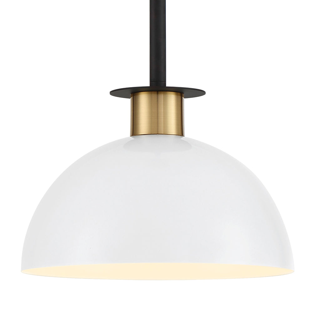 GIG-813-BK-AG Gigi 1 Light Mini Pendant | Alternate Image