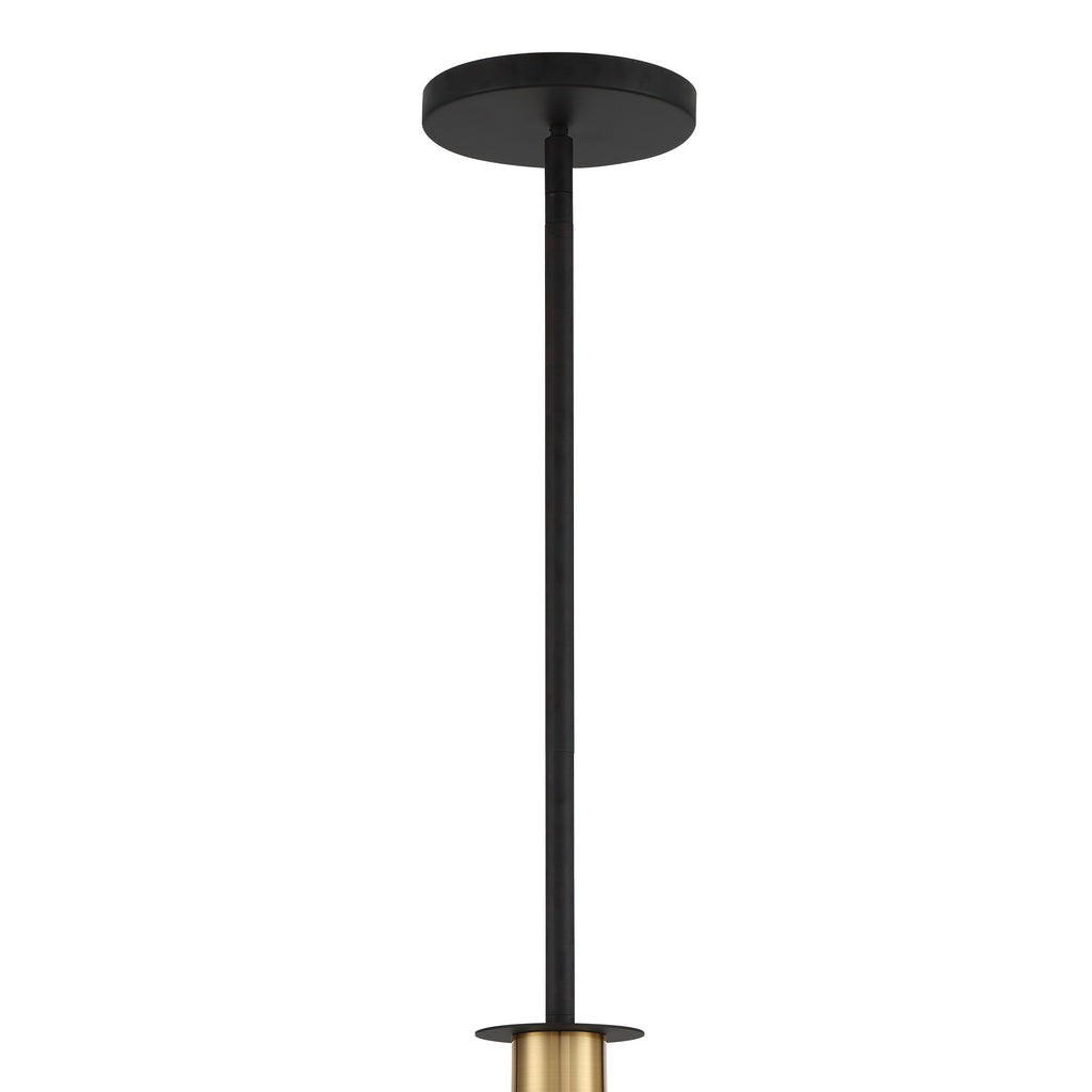 GIG-813-BK-AG Gigi 1 Light Mini Pendant | Alternate Image