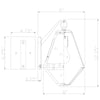 Crystorama Glacier 8'' Outdoor Sconce - Product Dimensions