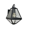 Crystorama Glacier 8'' Outdoor Sconce in Black Charcoal - Additional View