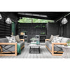 Crystorama Glacier 14'' Outdoor Sconce in Black Charcoal - Lifestyle View