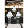 Crystorama Glacier 14'' Outdoor Pendant in Black Charcoal - Lifestyle View