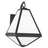 Crystorama-OPEN-BOX Brian Patrick Flynn Glacier 2 Light Outdoor Sconce in Black Charcoal - Additional View