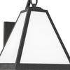 Crystorama-OPEN-BOX Brian Patrick Flynn Glacier 2 Light Outdoor Sconce in Black Charcoal - Additional View
