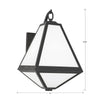 GLA-9722-OP-BC_ULN Brian Patrick Flynn Glacier 2 Light Outdoor Sconce | Dimensions Image