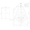 Crystorama-OPEN-BOX Brian Patrick Flynn Glacier 2 Light Outdoor Sconce - Product Dimensions