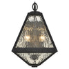 Crystorama Glacier 11'' Outdoor Sconce in Black Charcoal - Additional View