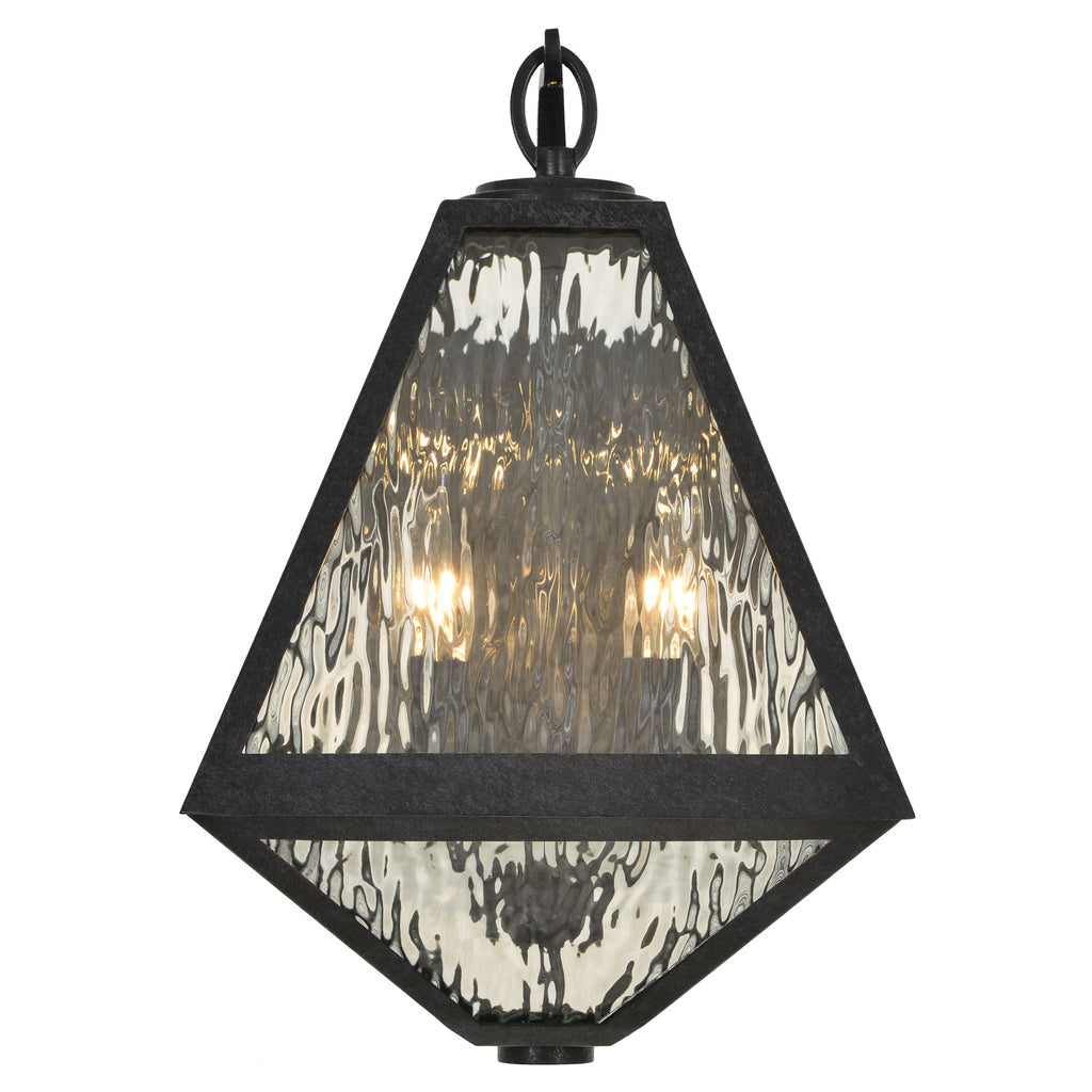 Crystorama Glacier 11'' Outdoor Sconce in Black Charcoal - Additional View